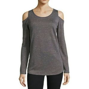 Xersion Long Sleeve Cold Shoulder top!
